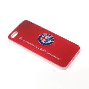 Obal iphone 5-5S-SE červený nový znak alfa romeo