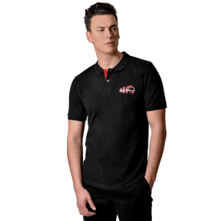 Polo tričko Alfa Romeo výroční kolekce 110let - černé