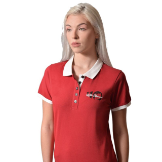 Polo tričko Alfa Romeo výroční kolekce 110let - červené